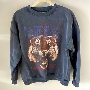 Anine Bing Tiger Sweatshirt Size Small EUC